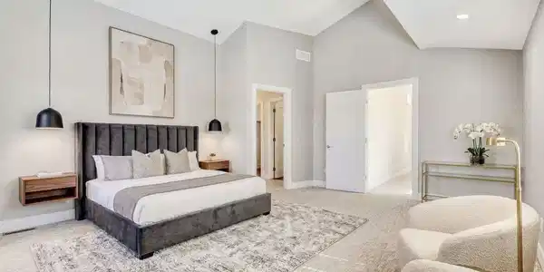 Image 3: Staged Primary Bedroom