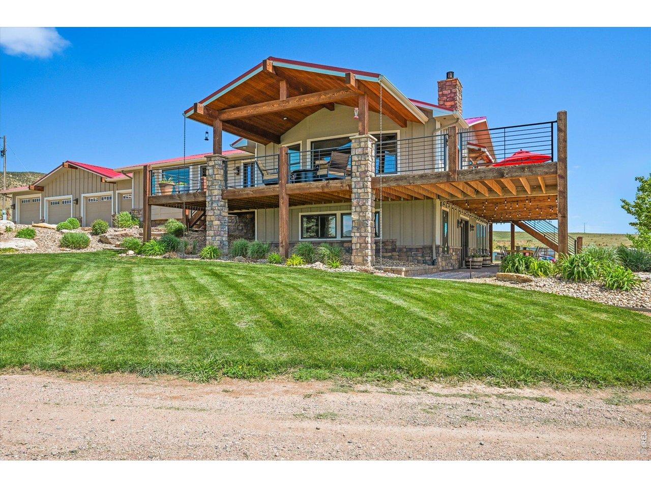 Image 3: Enjoy the covered deck on a hot summer day or the uncovered deck to take in the sunshine. Image 3: Enjoy the covered deck on a hot summer day or the uncovered deck to take in the sunshine.