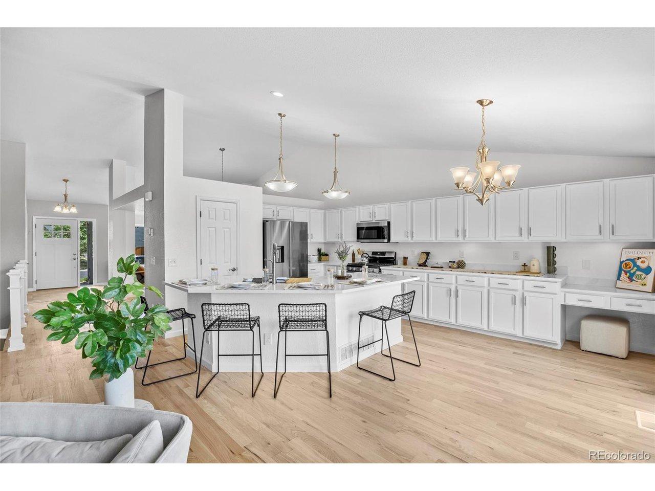 Image 3: Updated and open layout in the kitchen/living room Image 3: Updated and open layout in the kitchen/living room