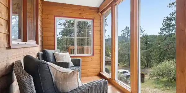 Image 3: Enclosed southern exposed porch/sunroom. Image 3: Enclosed southern exposed porch/sunroom.