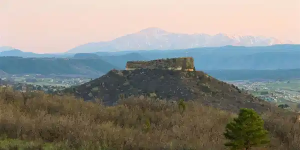 Image 2: Not just mountain views but clear views of Pikes Peak and "The Rock" can be seen from the home.