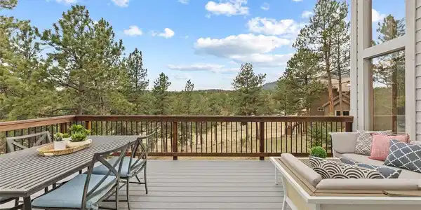 Image 2: Amazing south facing views from the back deck. Image 2: Amazing south facing views from the back deck.