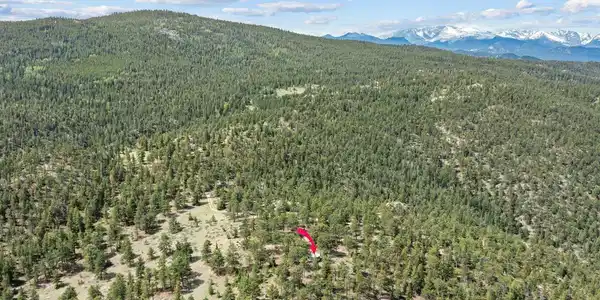 Image 4: Looking South West. Yurt at red arrow