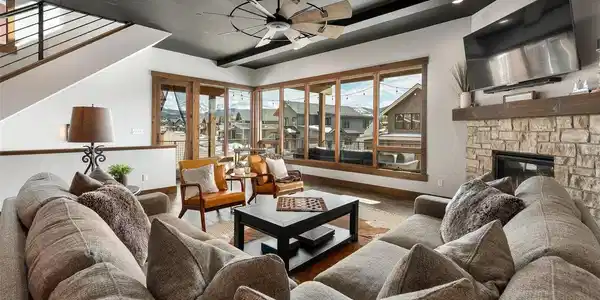 Image 2: Fully furnished and never rented, this polished mountain retreat is ready from the moment you arrive.