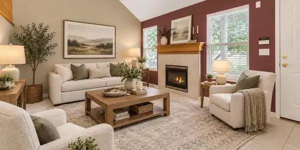 Image 4: AI enhanced living room Image 4: AI enhanced living room
