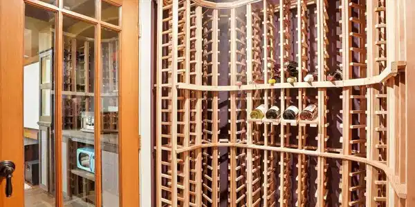 Image 4: Wine Cellar with custom color lights, door lock. Holds up to 300 bottles. Can be easily converted into storage. Image 4: Wine Cellar with custom color lights, door lock. Holds up to 300 bottles. Can be easily converted into storage.