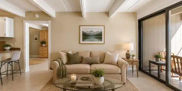 Image 4: Virtually staged living room Image 4: Virtually staged living room