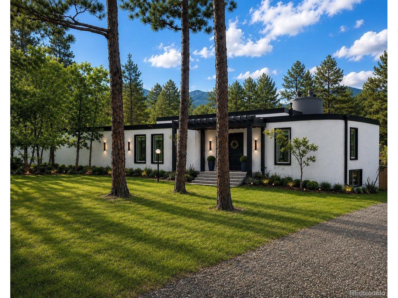 Image 4: Image has been virtually staged for design inspiration only. Depicted pergola, architectural lighting, black window frames, and landscaping enhancements are conceptual and are not included in the sale. Seller will not install or pay for any depicted improv Image 4: Image has been virtually staged for design inspiration only. Depicted pergola, architectural lighting, black window frames, and landscaping enhancements are conceptual and are not included in the sale. Seller will not install or pay for any depicted improv