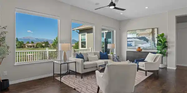 Image 2: Enjoy a peaceful moment alone, with your loved ones or entertain your guests with unobstructed Pikes Peak Views. Image 2: Enjoy a peaceful moment alone, with your loved ones or entertain your guests with unobstructed Pikes Peak Views.