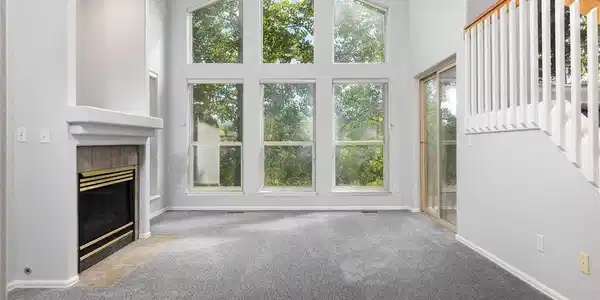 Image 2: Bay window and fireplace
