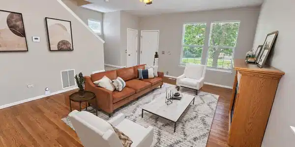 Image 2: virtually staged - living room Image 2: virtually staged - living room