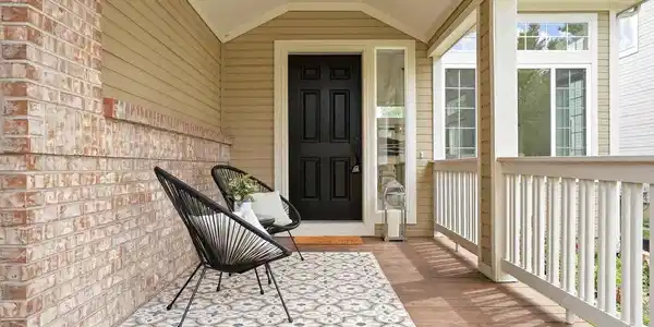 Image 4: Thoughtfully designed outdoor spaces create a warm welcome before stepping inside. Image 4: Thoughtfully designed outdoor spaces create a warm welcome before stepping inside.