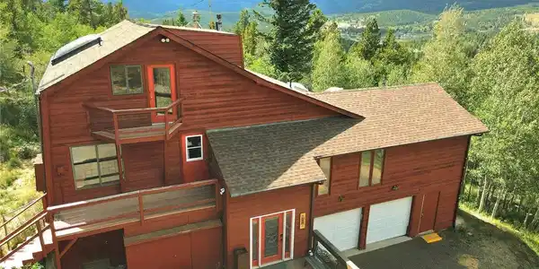 Image 3: Ariel view. Not a neighbor in sight. Heavily wooded 1 acre+ parcel with mountain views Image 3: Ariel view. Not a neighbor in sight. Heavily wooded 1 acre+ parcel with mountain views