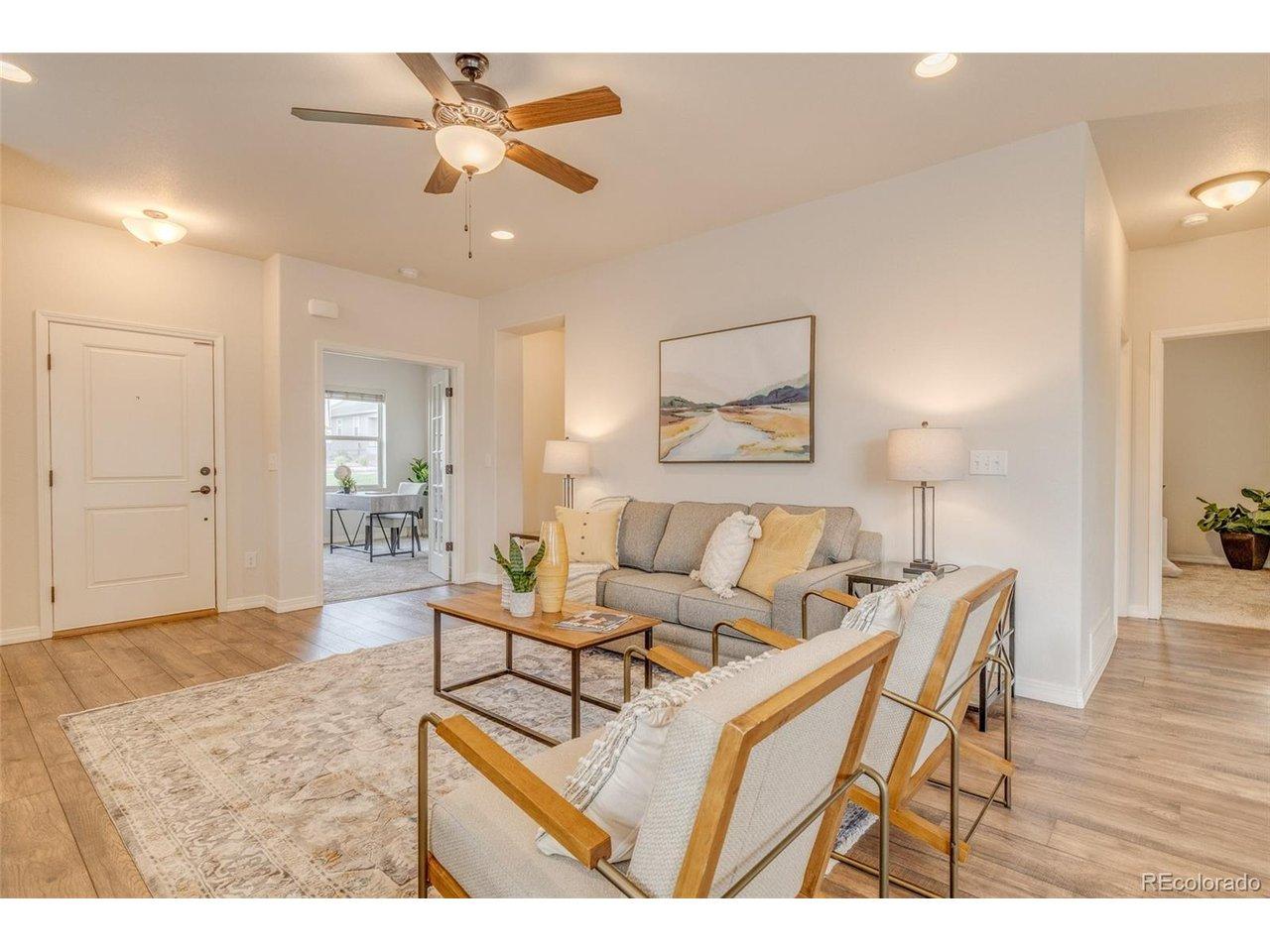 Image 4: Study with double doors off the living area Image 4: Study with double doors off the living area