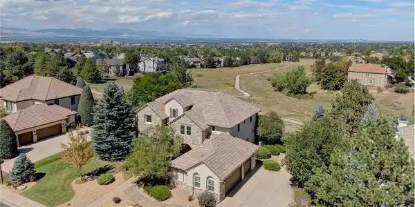 Image 3: Backs to open space with views of the front range and Denver Image 3: Backs to open space with views of the front range and Denver