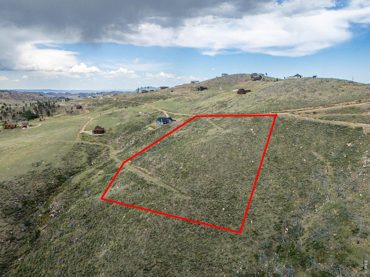 Image 3: Defined lot boundary from above (approx.) Image 3: Defined lot boundary from above (approx.)
