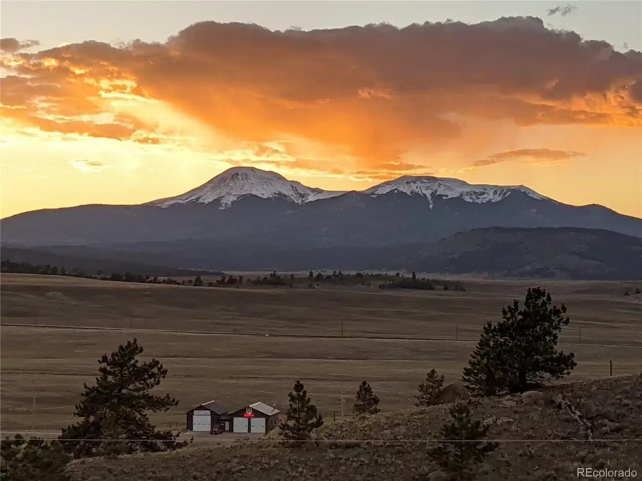 Image 1: West Buffalo Peak sunset