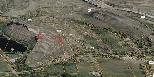 Image 3: Showing what's around, west edge of Laporte to the east Image 3: Showing what's around, west edge of Laporte to the east