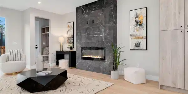 Image 4: Living Room with Gas Fireplace Image 4: Living Room with Gas Fireplace