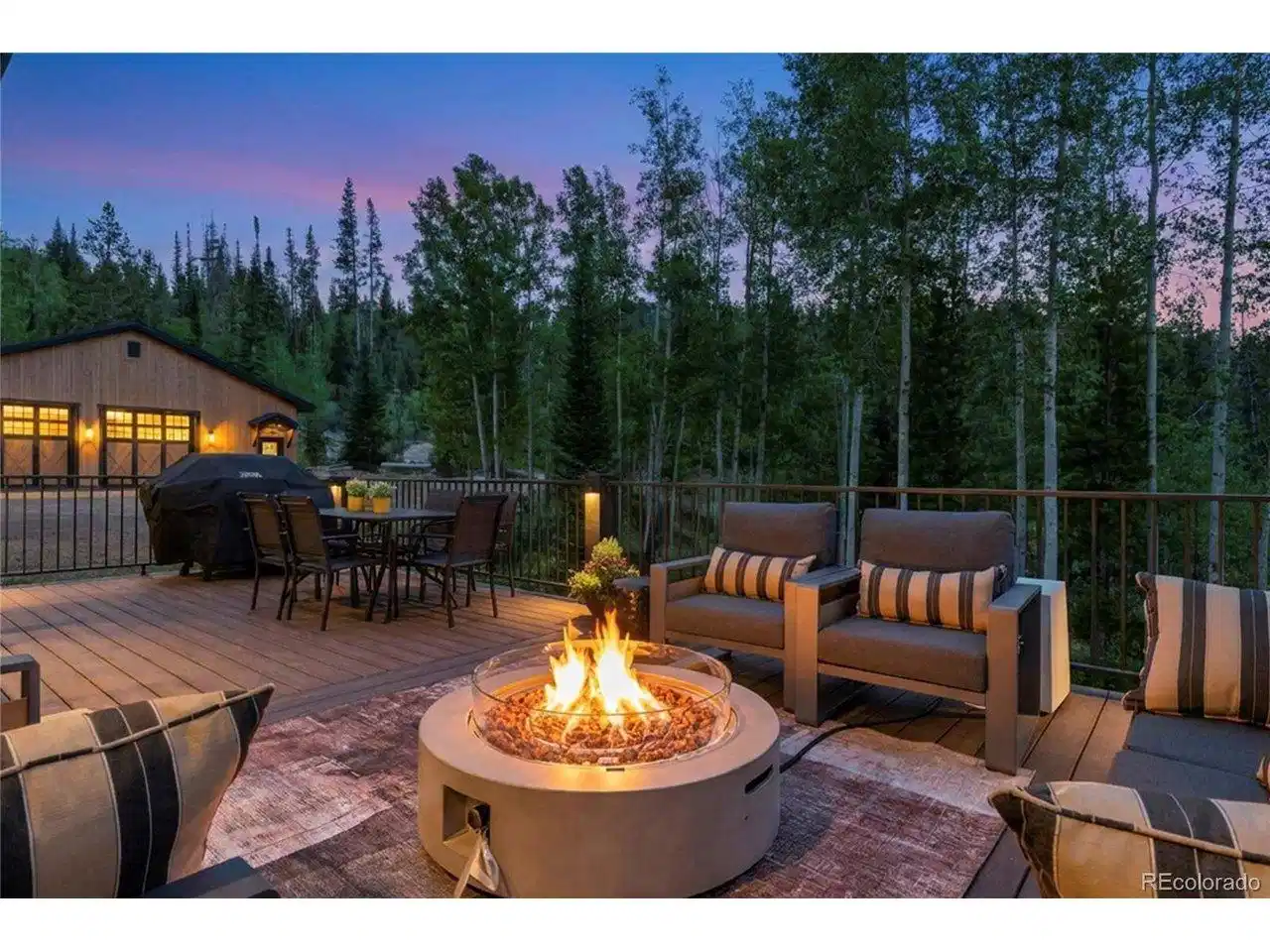 Image 1: Other view from deck, looking towards the garage