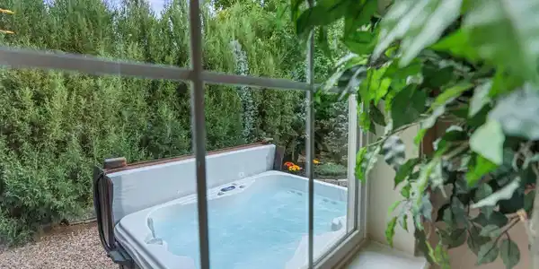 Image 2: Private relaxing setting and views.