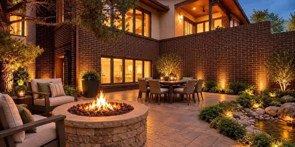 Image 3: Virtually Staged Lower Level Patio