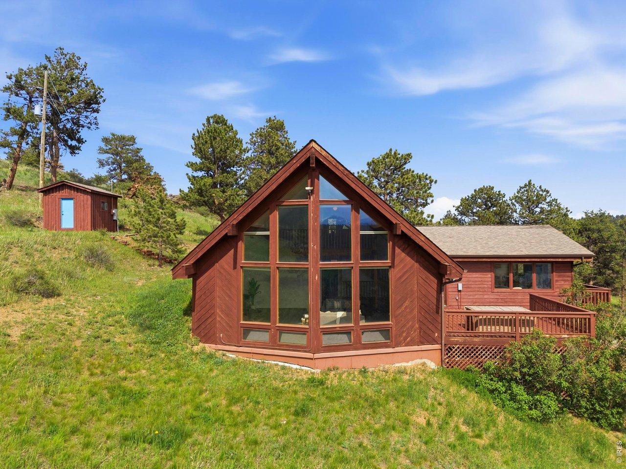 Image 3: Large Windows looking West toward the Continental Divide Image 3: Large Windows looking West toward the Continental Divide