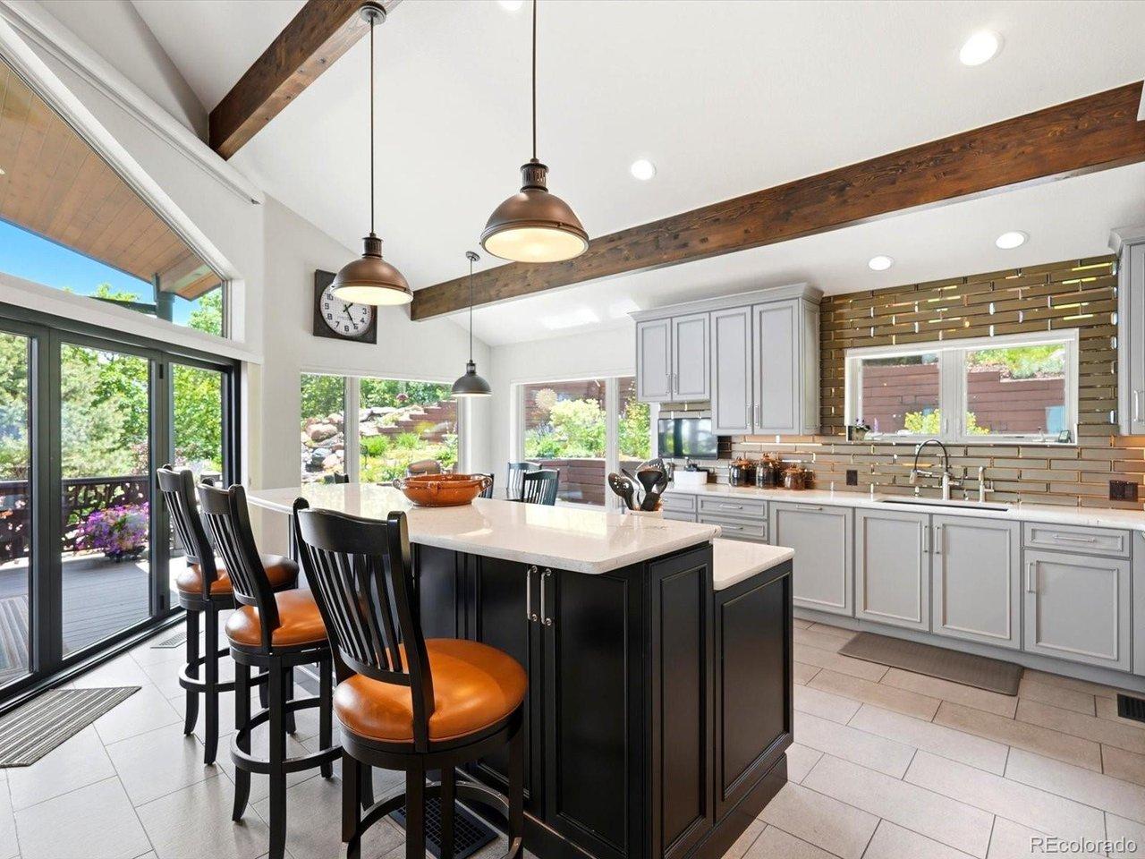 Image 2: High-end remodeled kitchen, Wolf Appliances, Bosch Dishwasher, Custom Cabinetry, Sub-Zero Refrigerator. Image 2: High-end remodeled kitchen, Wolf Appliances, Bosch Dishwasher, Custom Cabinetry, Sub-Zero Refrigerator.