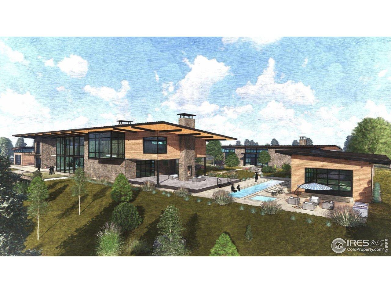 Image 2: Inspirational rendering of the type of home envisioned for this specific homesite.