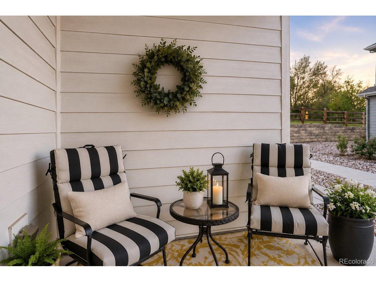 Image 4: Relax at front porch right on park