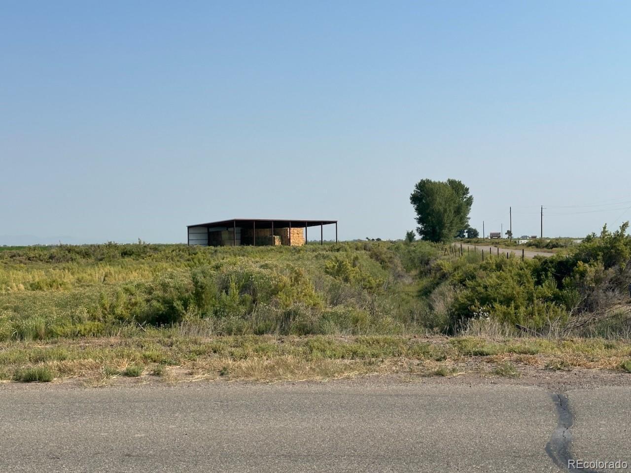 Image 3: There is a ditch that runs north and south.