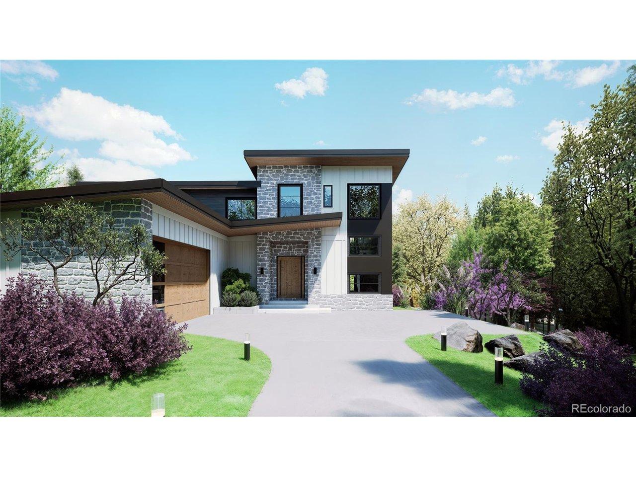 Image 1: Front elevation rendering, West facing view Image 1: Front elevation rendering, West facing view
