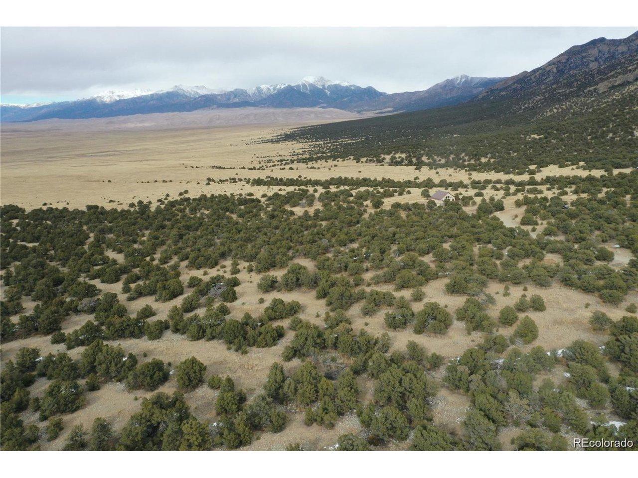 Image 1: Aerial view looking north towards the Sand Dunes National Park. Image 1: Aerial view looking north towards the Sand Dunes National Park.
