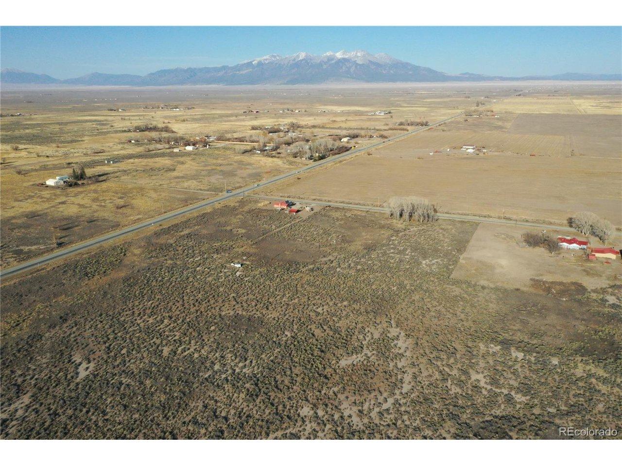 Image 1: Highway 160 looking northeast to Mt Blanca and The Great National Sand Dunes. Image 1: Highway 160 looking northeast to Mt Blanca and The Great National Sand Dunes.