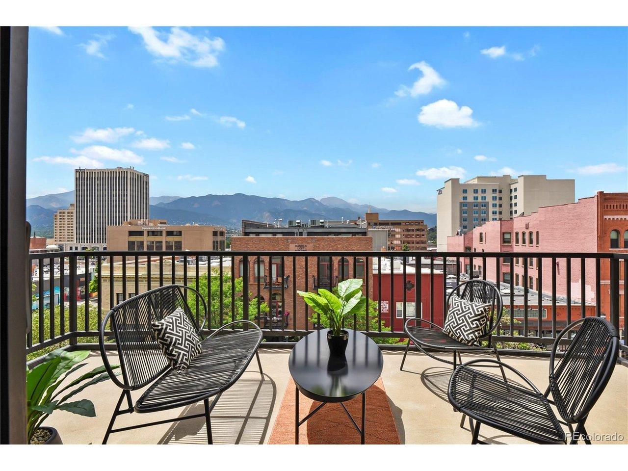 Image 1: Amazing Pikes Peak views from the private balcony Image 1: Amazing Pikes Peak views from the private balcony