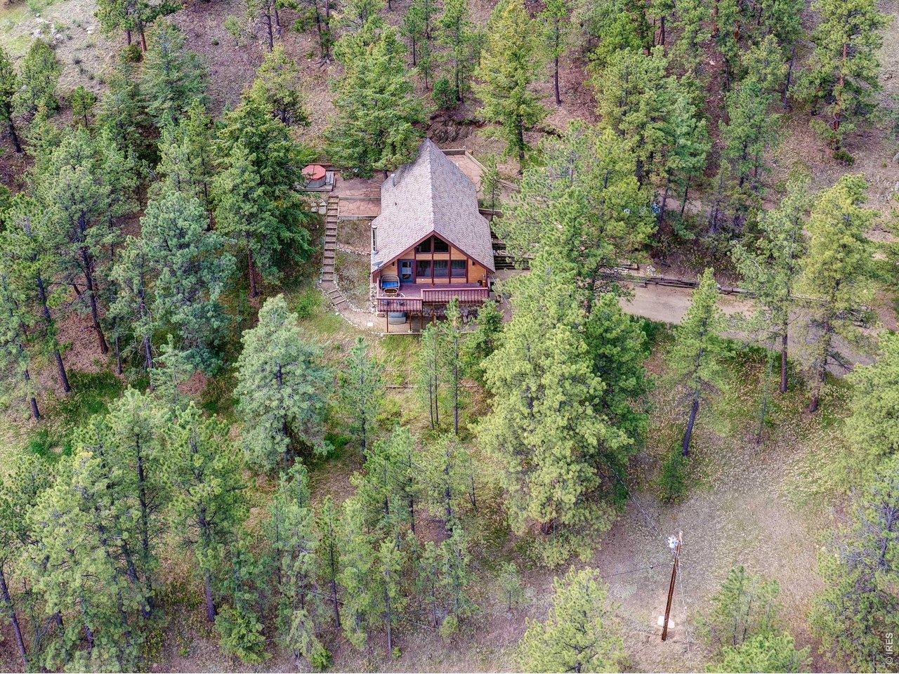 Image 3: Enjoy the tranquility of this secluded, forested setting on 2.63 private acres