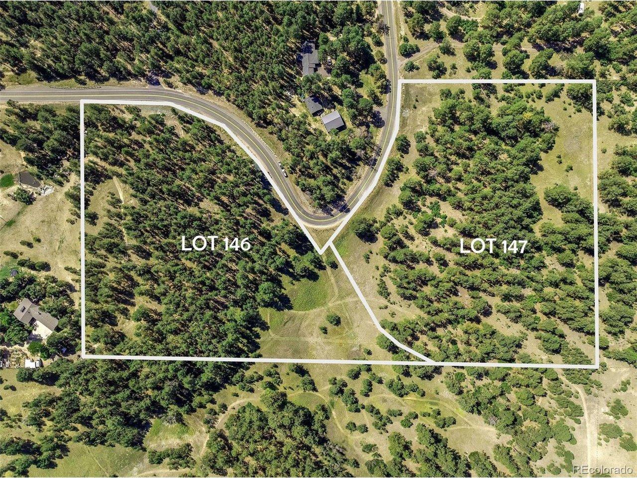 Image 4: Overhead shot of the two parcels offered with approximate lot lines Image 4: Overhead shot of the two parcels offered with approximate lot lines