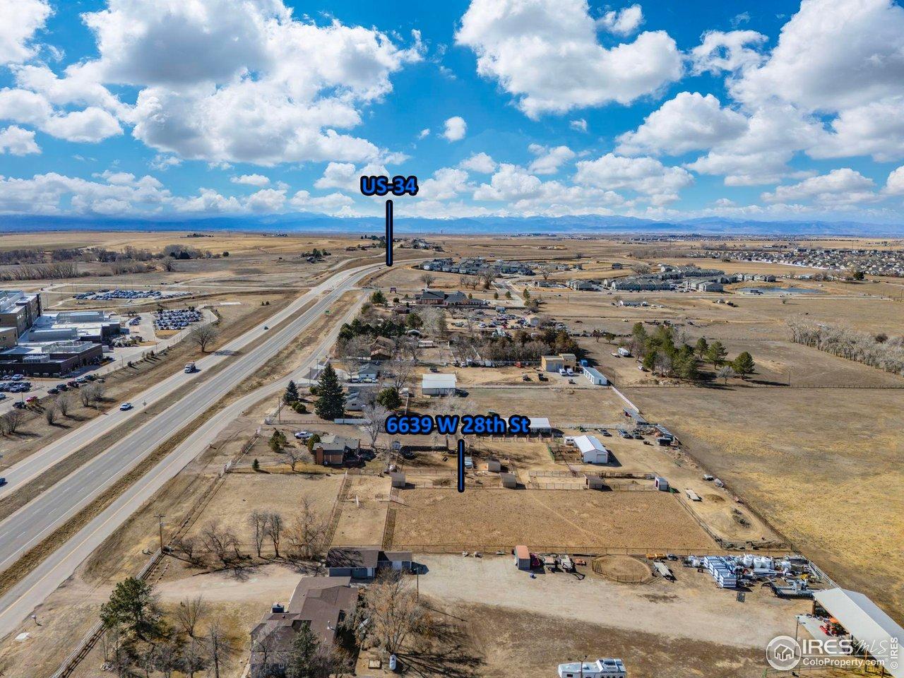 Image 4: Easily access the HWY 34 corridor and all the Front Range has to offer Image 4: Easily access the HWY 34 corridor and all the Front Range has to offer