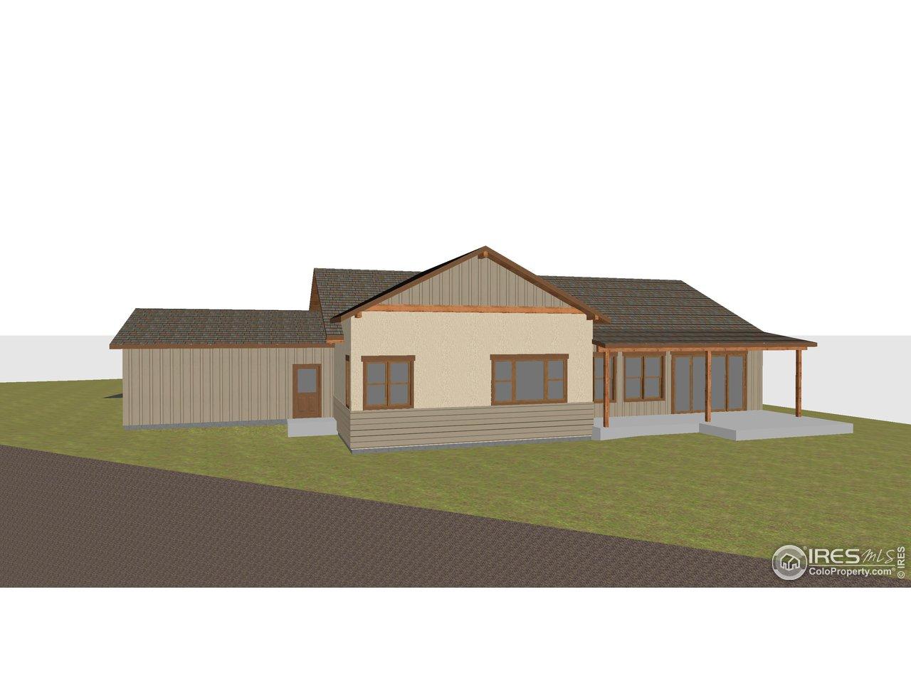 Image 4: West side of the home with large patio to enjoy those stunning mountain views. Image 4: West side of the home with large patio to enjoy those stunning mountain views.