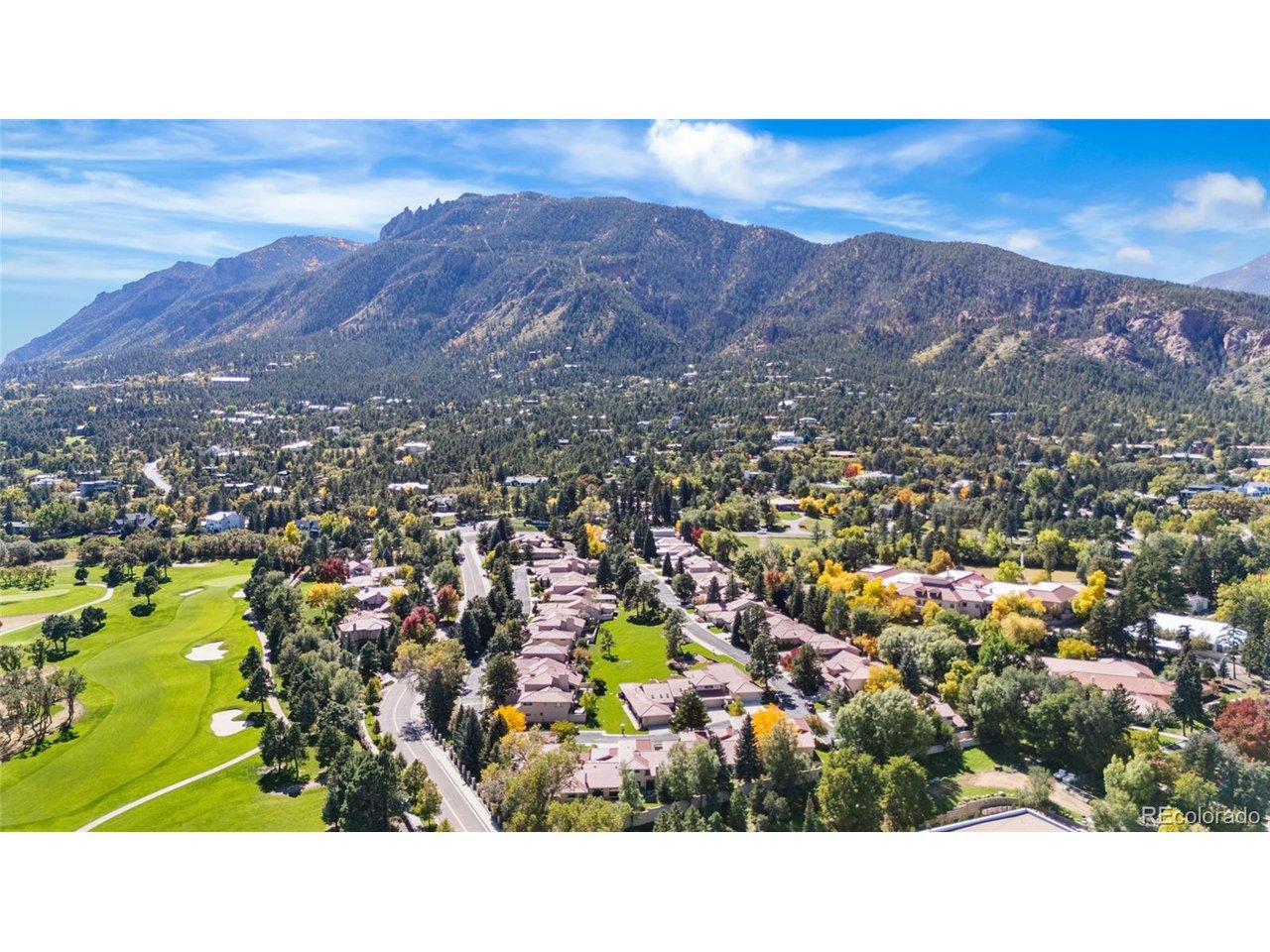 Image 3: Beautiful Cheyenne Mountain Views from The Front Of Home