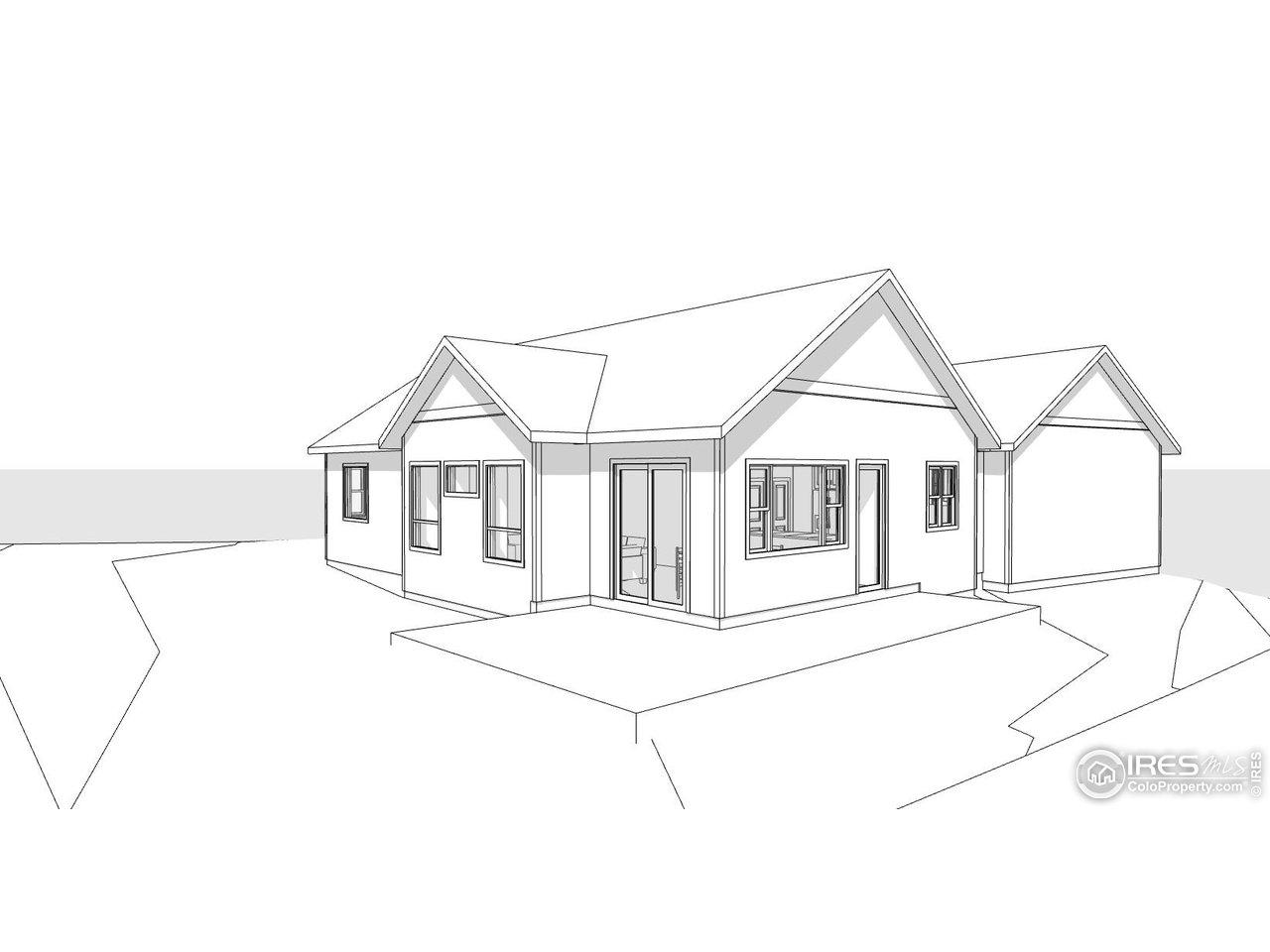 Image 2: Back patio rendering Image 2: Back patio rendering