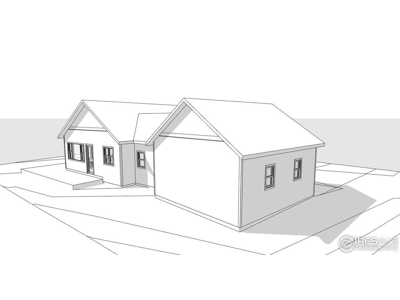 Image 4: Back exterior rendering Image 4: Back exterior rendering