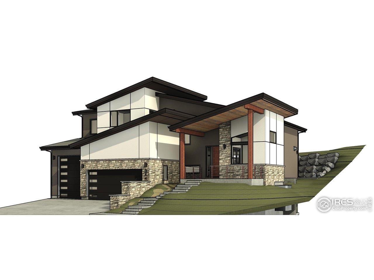 Image 3: One of multiple build ready plans available for this lot.  Model 40123 on 344 McConnell Dr. 4394' 4Br 4.5ba 3 car garage.  Build Ready Plan. Contact Broker/General Contractor for more details. (C) 2025 Team Chatfield LLC