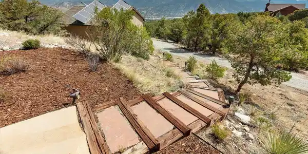 Image 4: Landscaping stairs to the detached garage