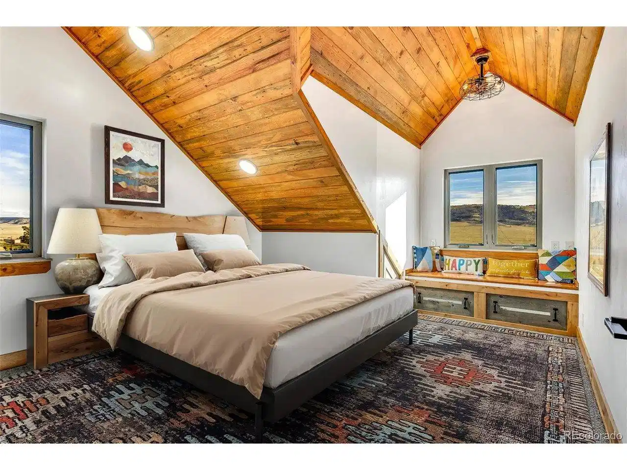 Image 1: Virtually staged upper level bedroom Image 1: Virtually staged upper level bedroom