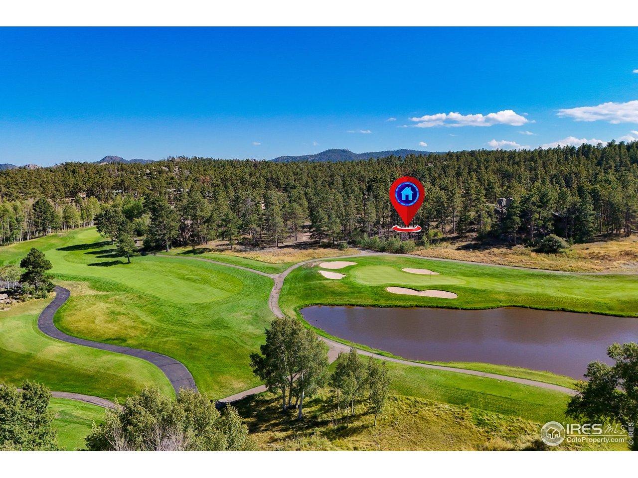 Image 2: Lot 8 sits back away from the 7th green and allows its owner to take in the grandeur of "The Golf Course at Fox Acres". Image 2: Lot 8 sits back away from the 7th green and allows its owner to take in the grandeur of "The Golf Course at Fox Acres".
