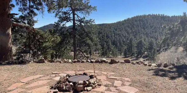 Image 4: Community approved firepit and valley views!