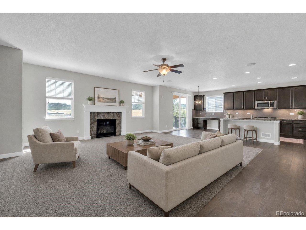 Image 4: Virtually staged living room, second option. Image 4: Virtually staged living room, second option.