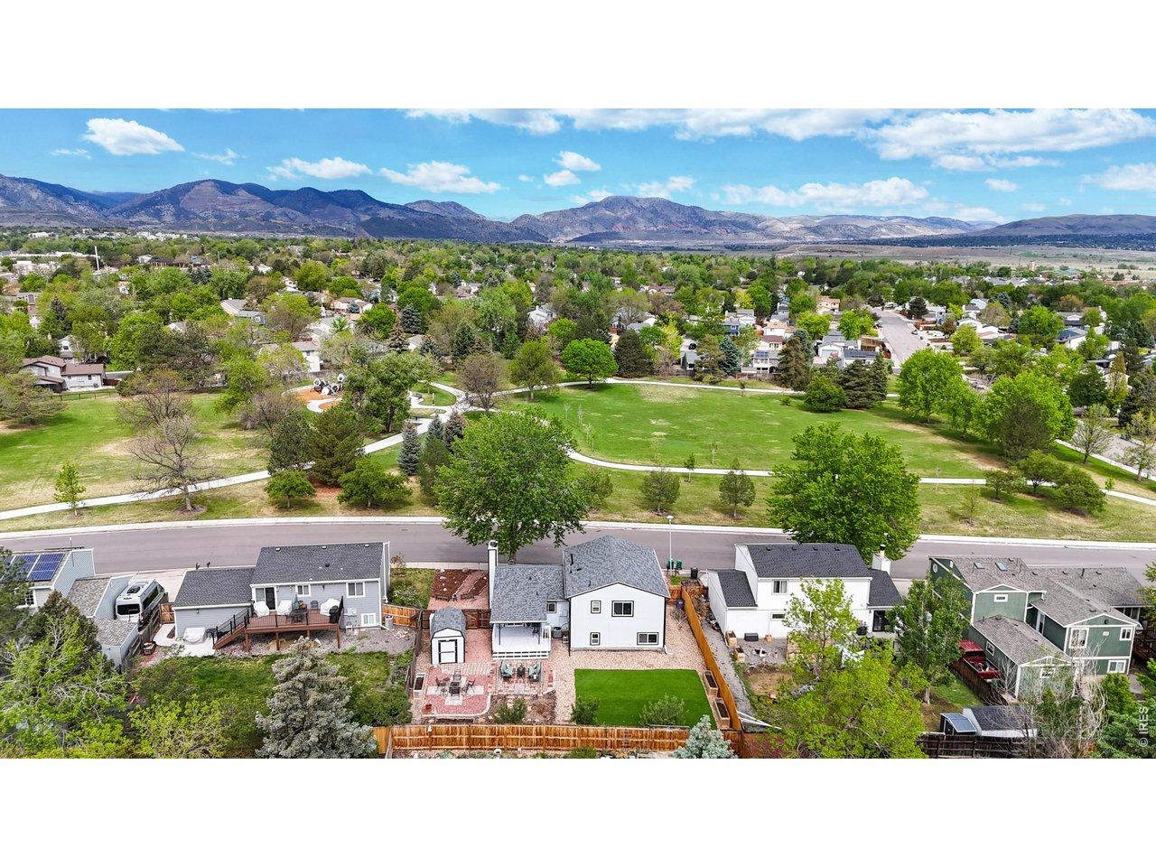 Image 1: Park views abound with this 4892 S Garland home!