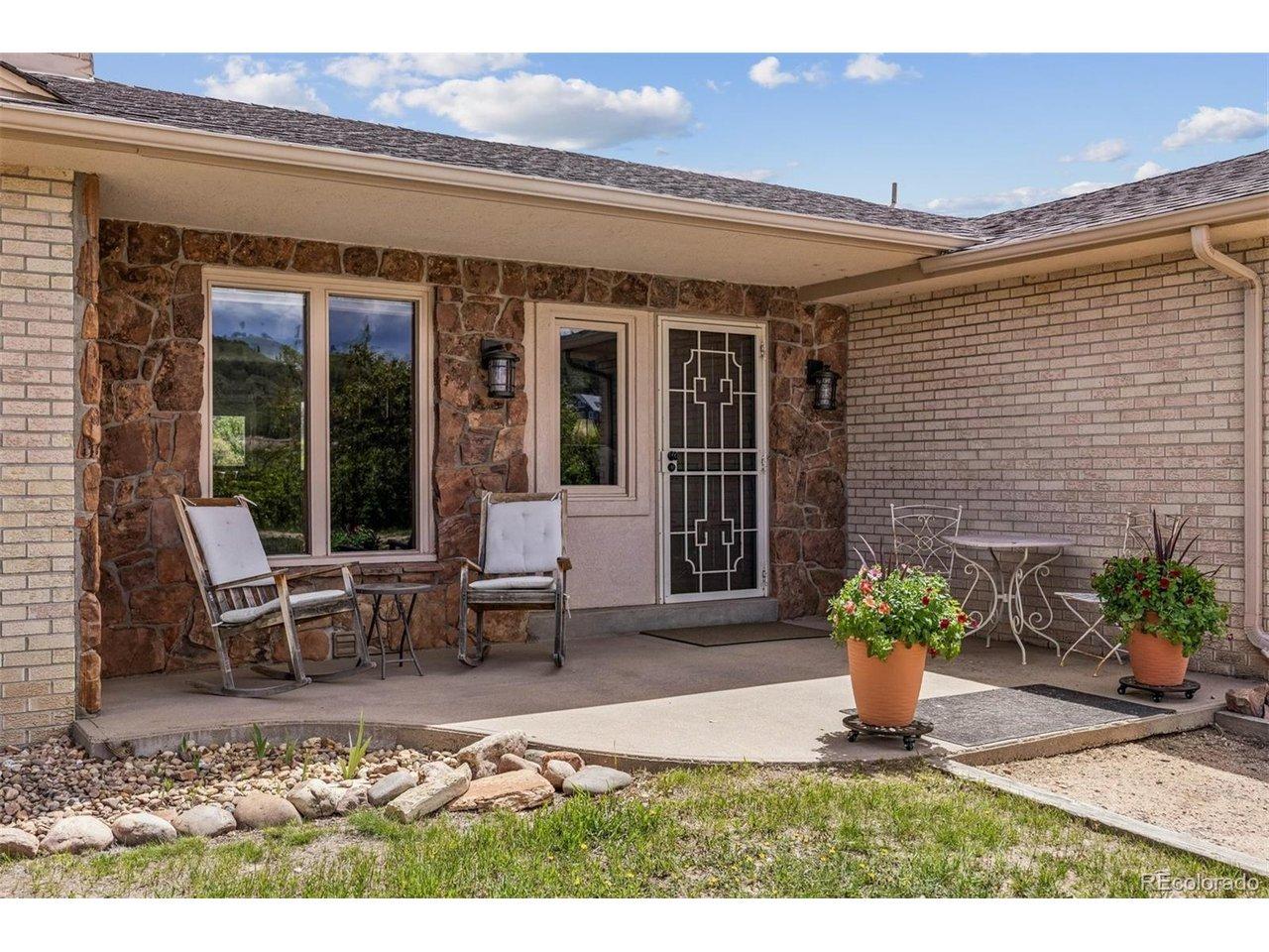 Image 4: Covered front porch with views of Colorado wildlife Image 4: Covered front porch with views of Colorado wildlife